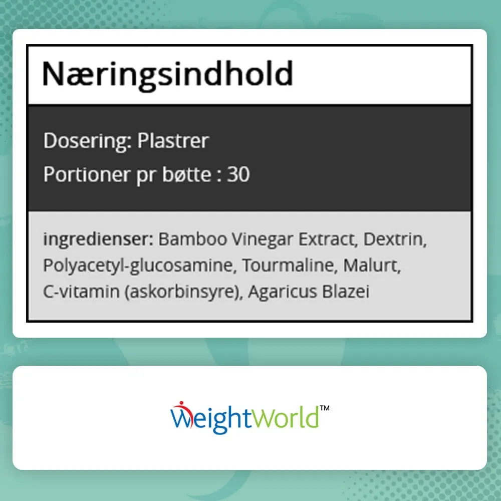 Detox Fodplastre til udrensning af kroppen