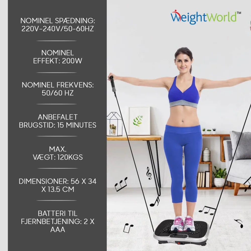 Vibrationstræner træningsmaskine til hjemmetræning