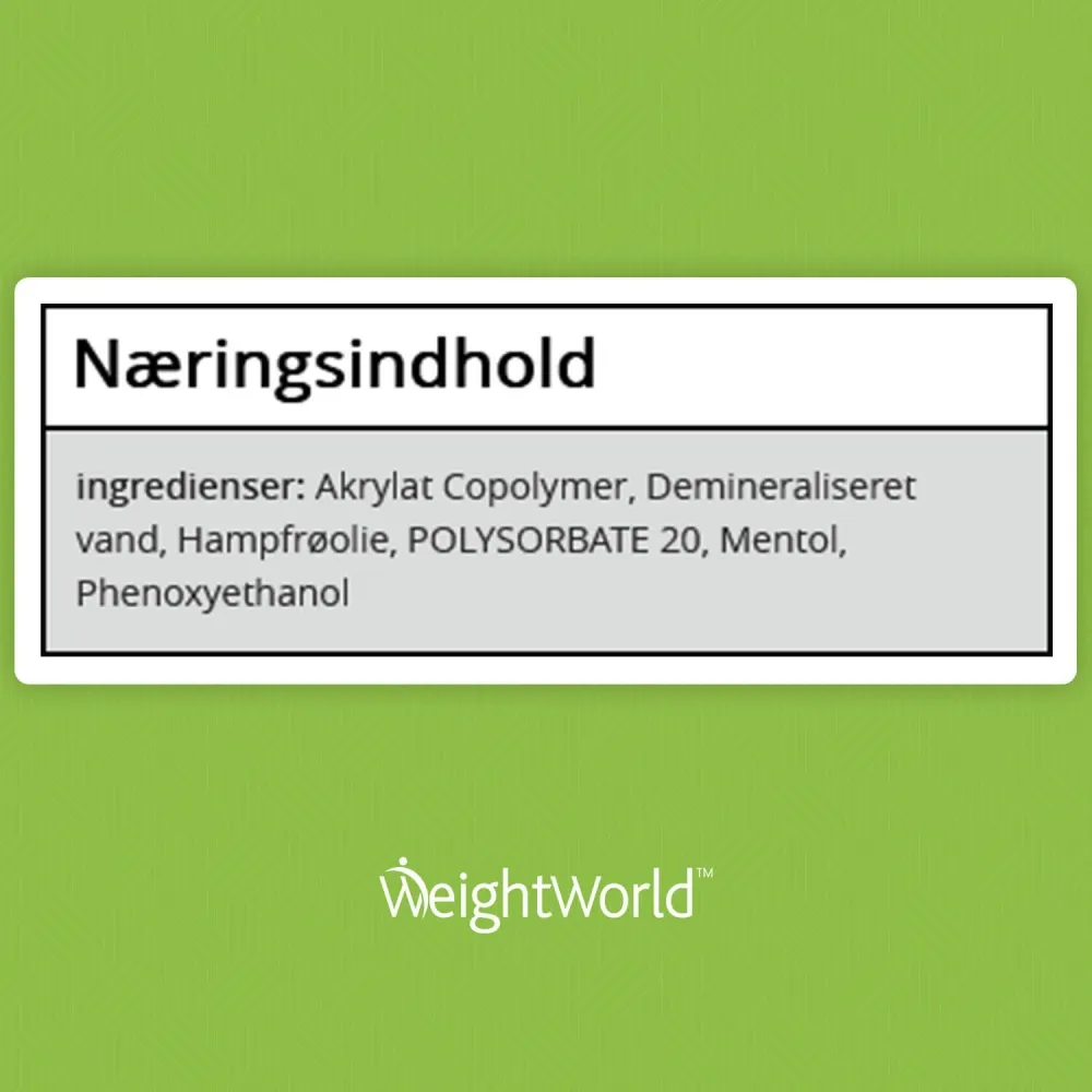 Hampfrø Plaster Omega-fedtsyrer til hjerne og hjerte