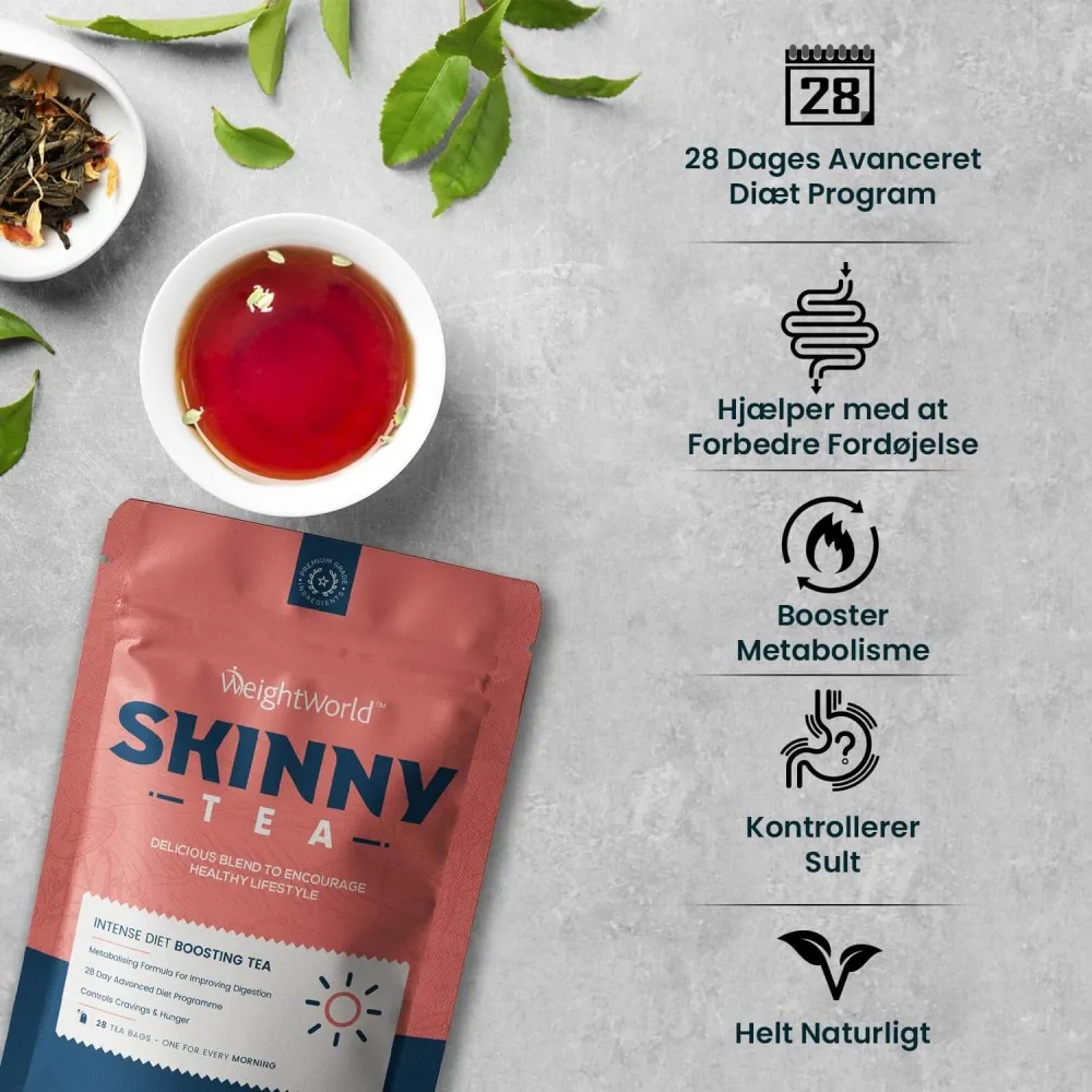 Slanke Te til detox af kroppen og vægttab