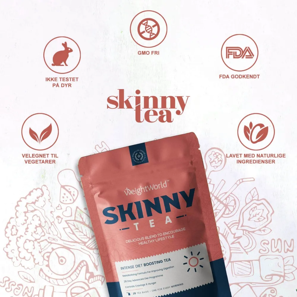 Vores slanke te er lavet af naturlige ingredienser