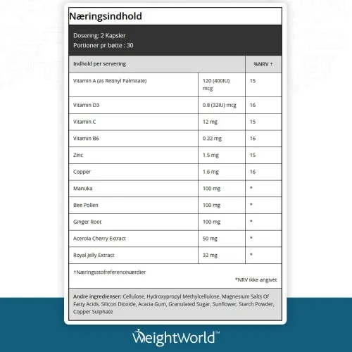 immune nu vitaminpiller til immunforsvaret