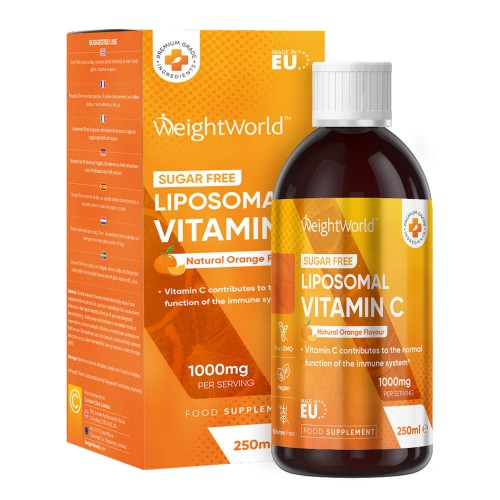 Liposomal C Vitamin Drik 1000 mg, 250 ml Højkoncentrerede c vitaminer til at booste immunforsvar